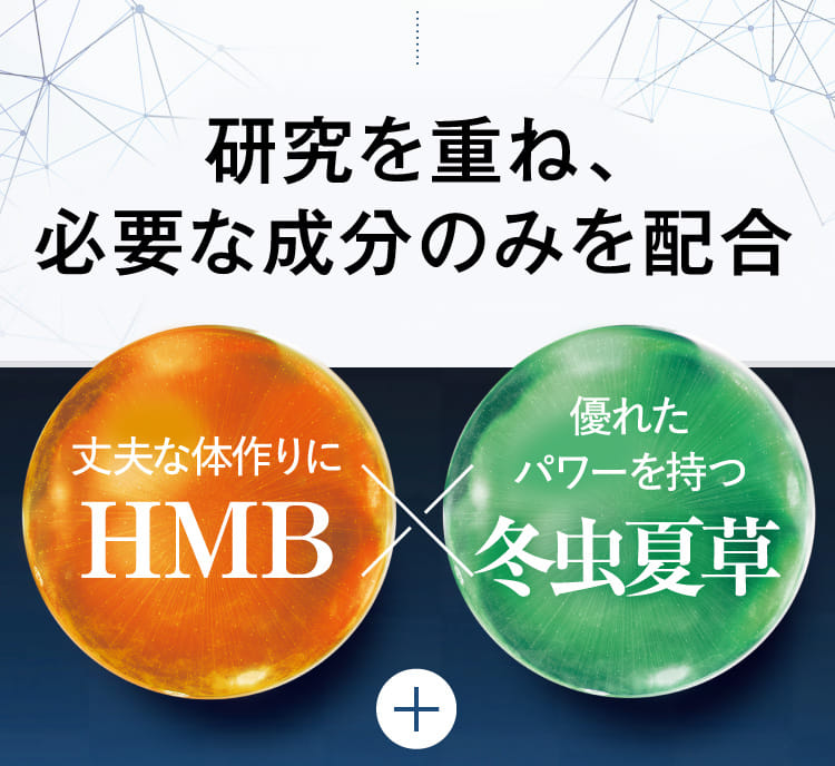 研究を重ね、必要な成分のみを配合