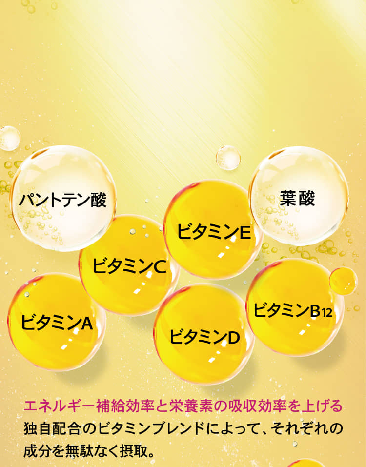 パントテン酸 葉酸 ビタミンA ビタミンB12 ビタミンC ビタミンD ビタミンE
