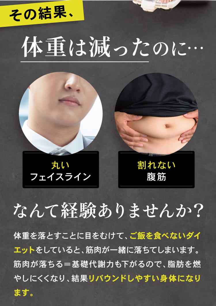 体重は減ったのに・・・