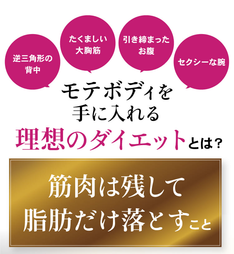 理想のダイエットとは？